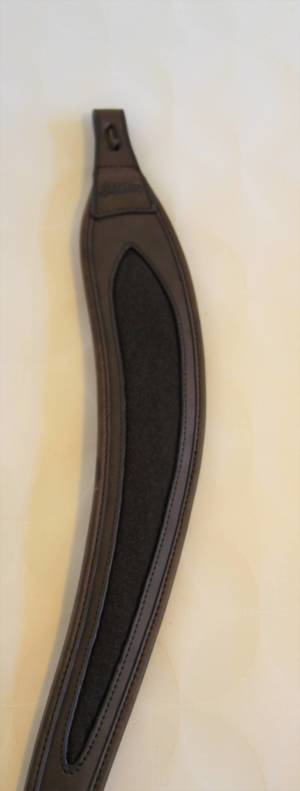 Ergonomisk riffelrem Læder/Loden