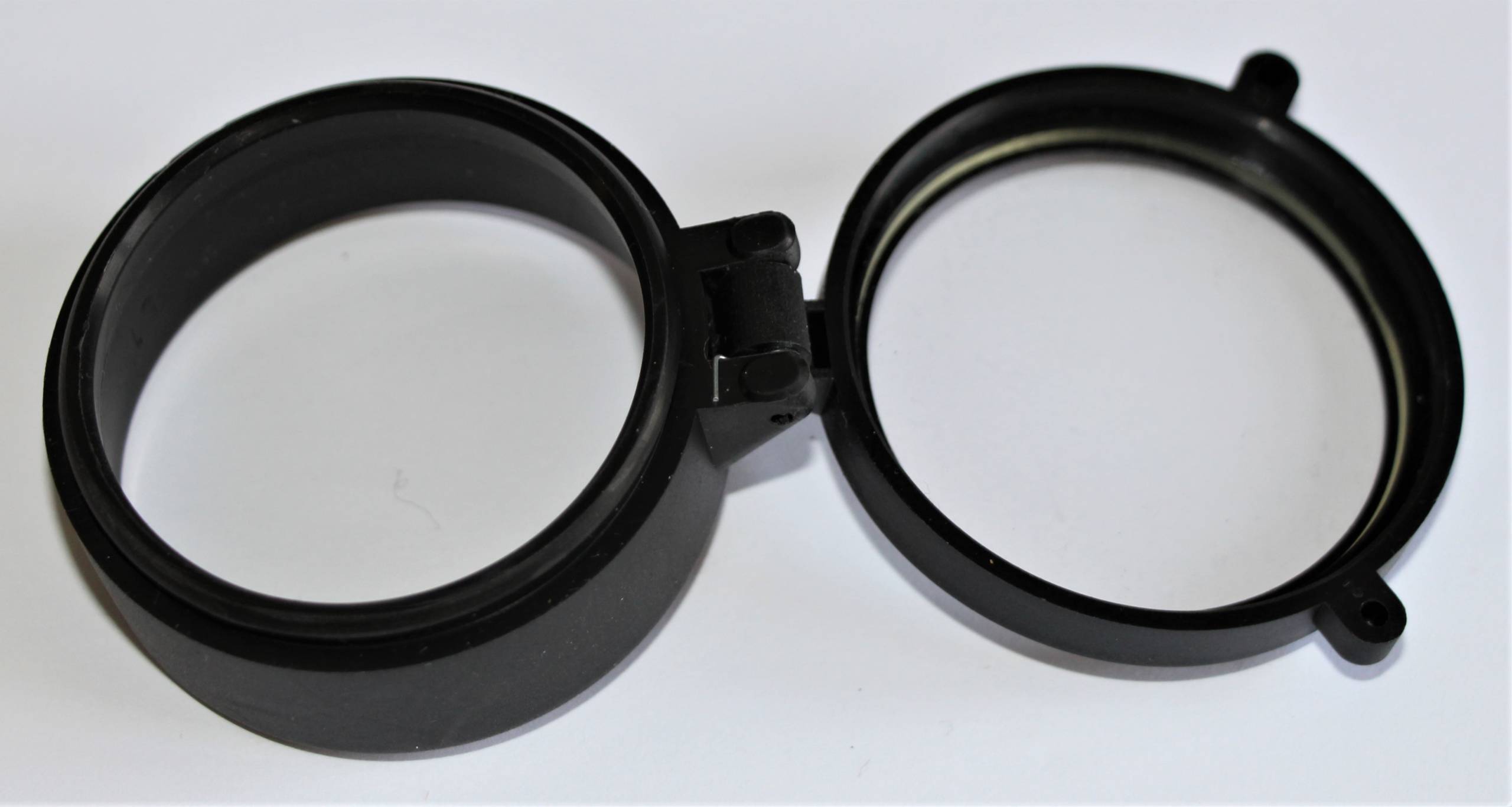 Ø47 lens protection flip-open see-through covers.