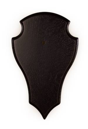 Buck mount plaque dark oak