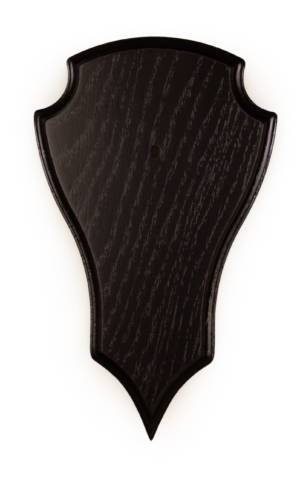 Buck Mount Plaque Shield, Dark 20x12 cm