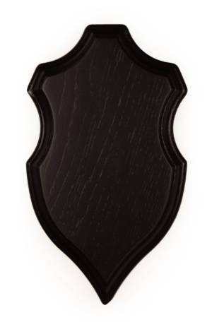 Buck mount plaque dark oak