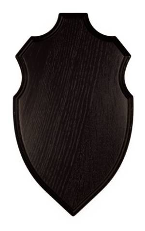 Stag mount Plaque shield dark