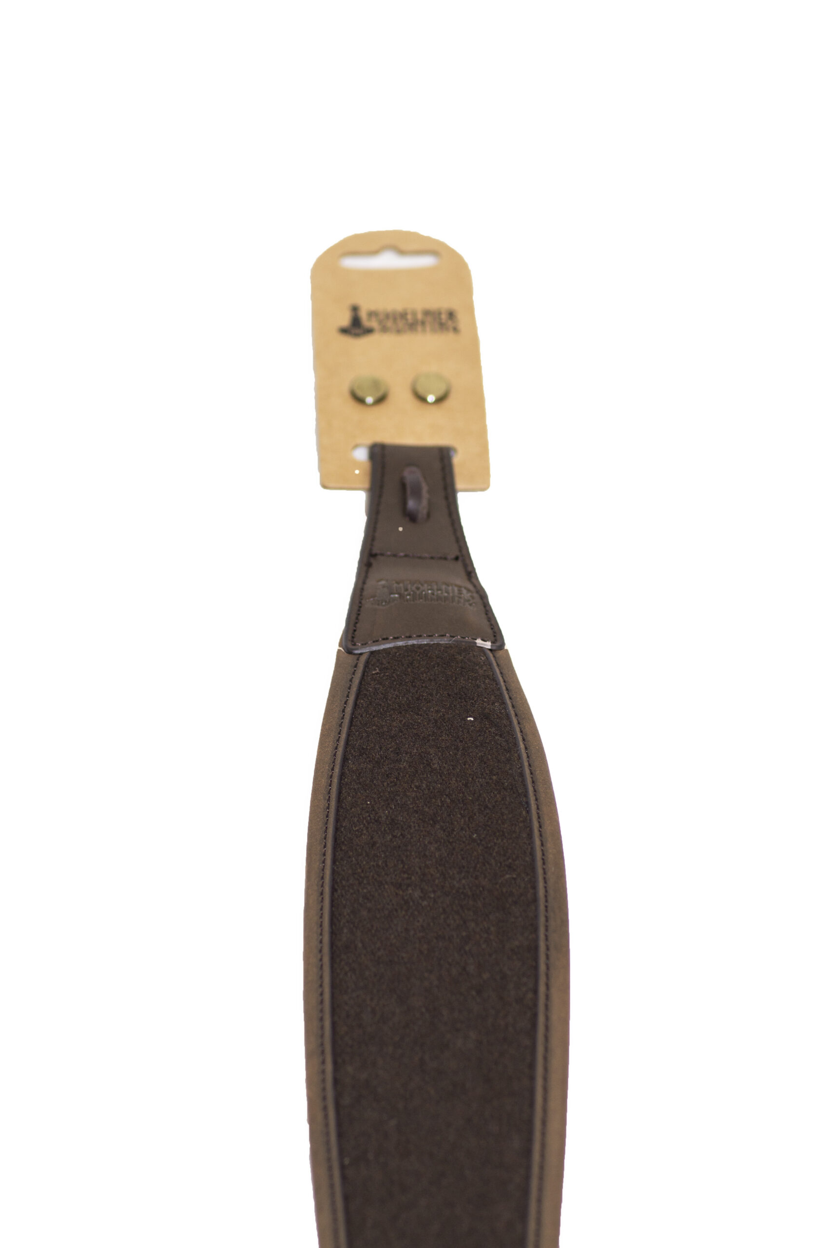 Eksklusive riffelrem i loden og læder, lige