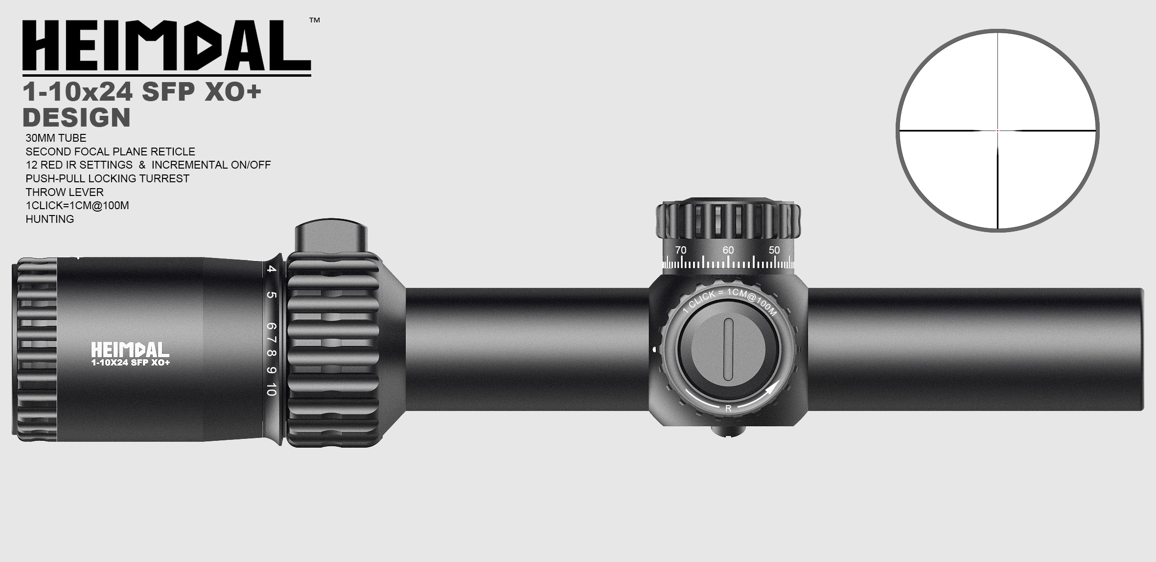 Heimdal XO+, 1-10x24 - Billede 3