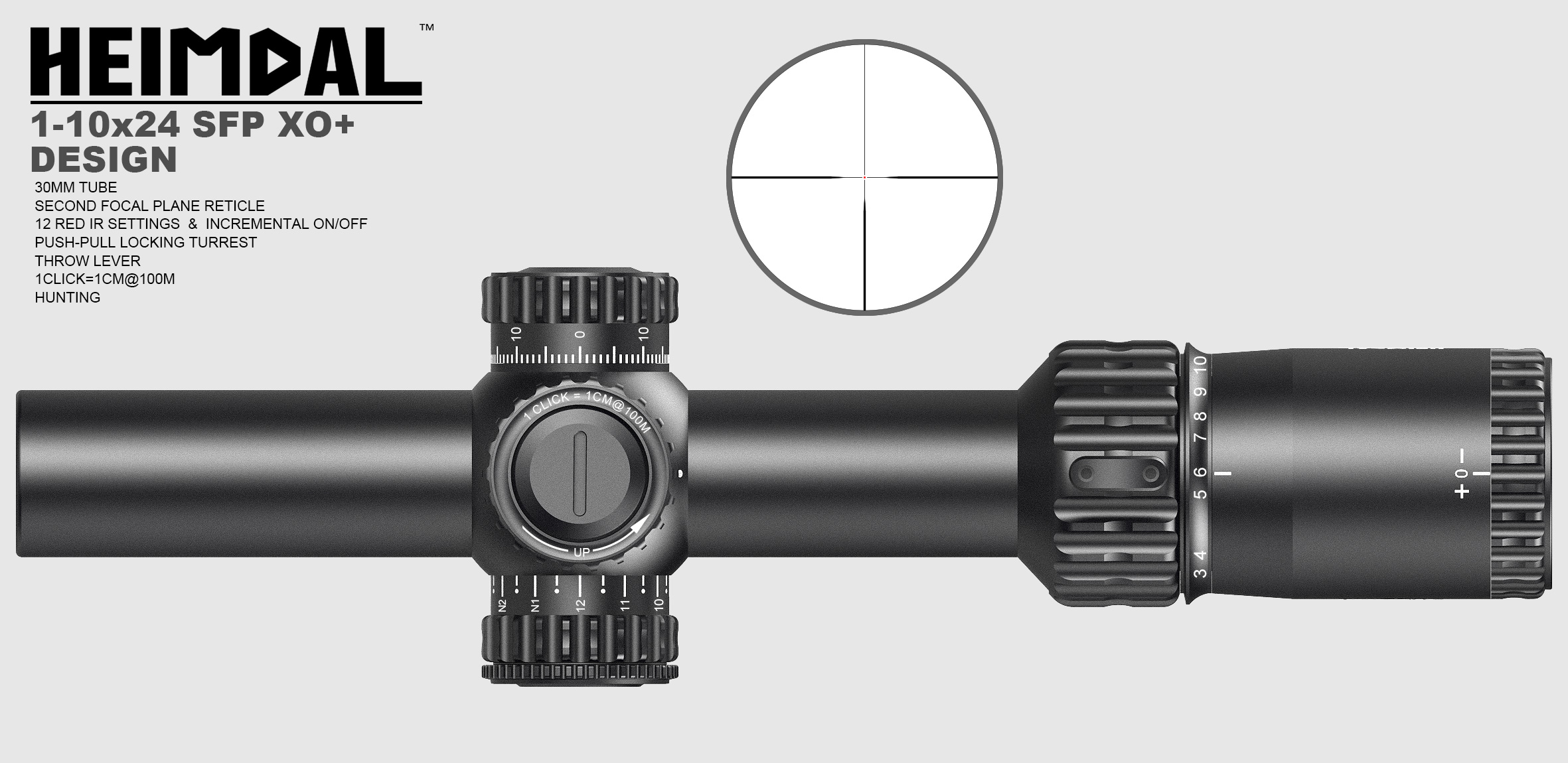Heimdal XO+, 1-10x24 - Billede 4