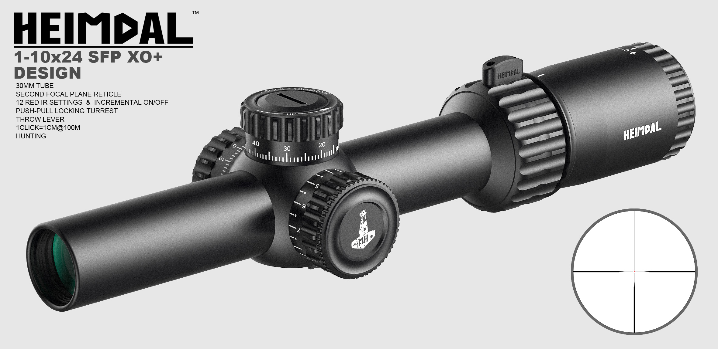 Heimdal XO+, 1-10x24