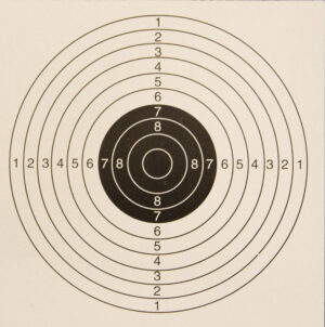14x14 cm. Paper Targets